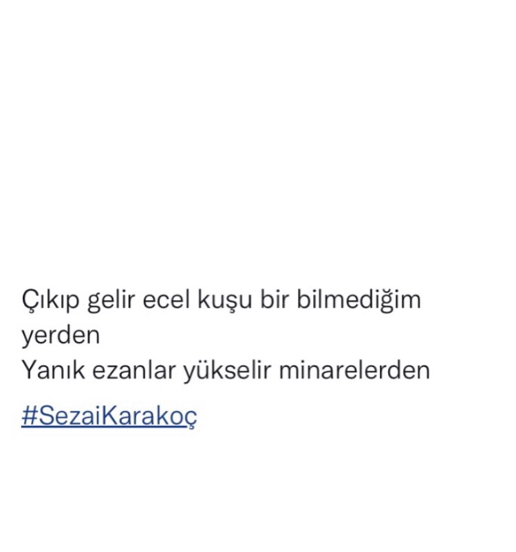 #SezaiKarakoc