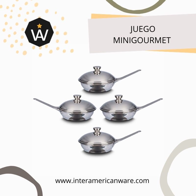 InterAmericanW's tweet image. Juego de sartenes minigourmet

Perfectos preparar unos deliciosos huevos 🍳 al gusto. 

Nuestros sartenes están diseñados especialmente para “chefs” 🧑🏼‍🍳 exigentes.

#felizmiercoles 

🌐interamericanware.com