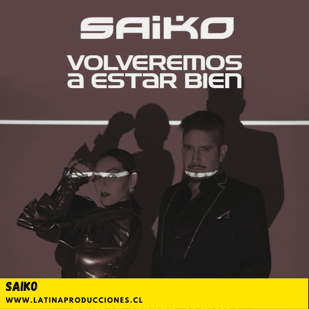 latinaprod's tweet photo. Saiko, la banda liderada por Denisse Malebran y Luciano Rojas, contará con la participación estelar de Rodrigo “ Coti “ Aboitiz, tecladista y fundador de SAIKO.  Concierto llamado “Volveremos a estar bien”, (frase de la canción “ Happy Hour”).Reserva esta banda para tus eventos. https://t.co/rmIxrAP1jC