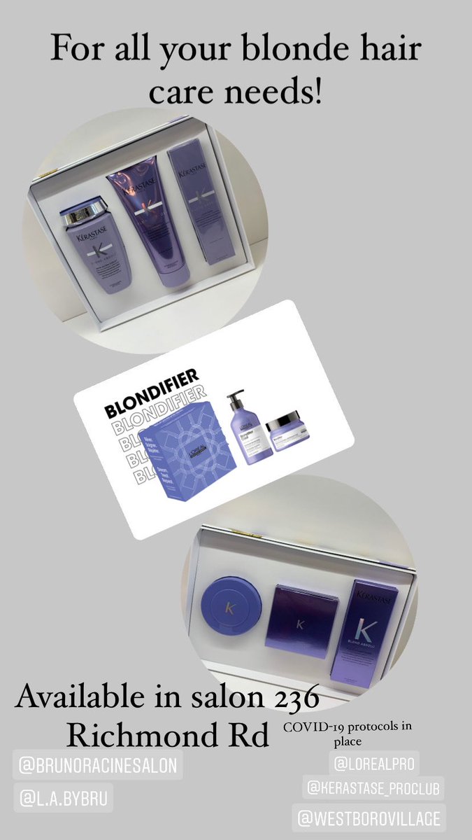 🚨Attention Blondes 🚨<a href="/brunoracinebru/">Bruno Racine Salon</a> <a href="/KerastaseCanada/">Kerastase Canada</a> <a href="/LOrealProCanada/">LOrealProCanada</a> <a href="/westboroBIA/">Westboro Village</a> #brunoracinesalon #613Ottawa #blonde #blondehair #supportsmallbusiness #supportlocal #support #westboroBIA
