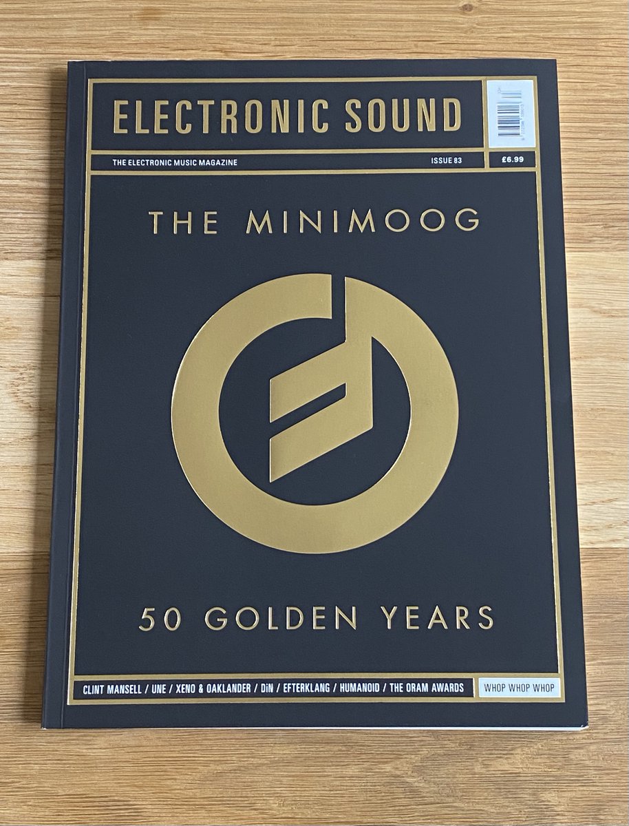 WHAT a cover! 😍👍🎹❤️ #moog #minimoog #bobmoog #bobmoogfoundation #electronicsound #electronicsoundmagazine #monosynth #analog #analogue #synthesizer