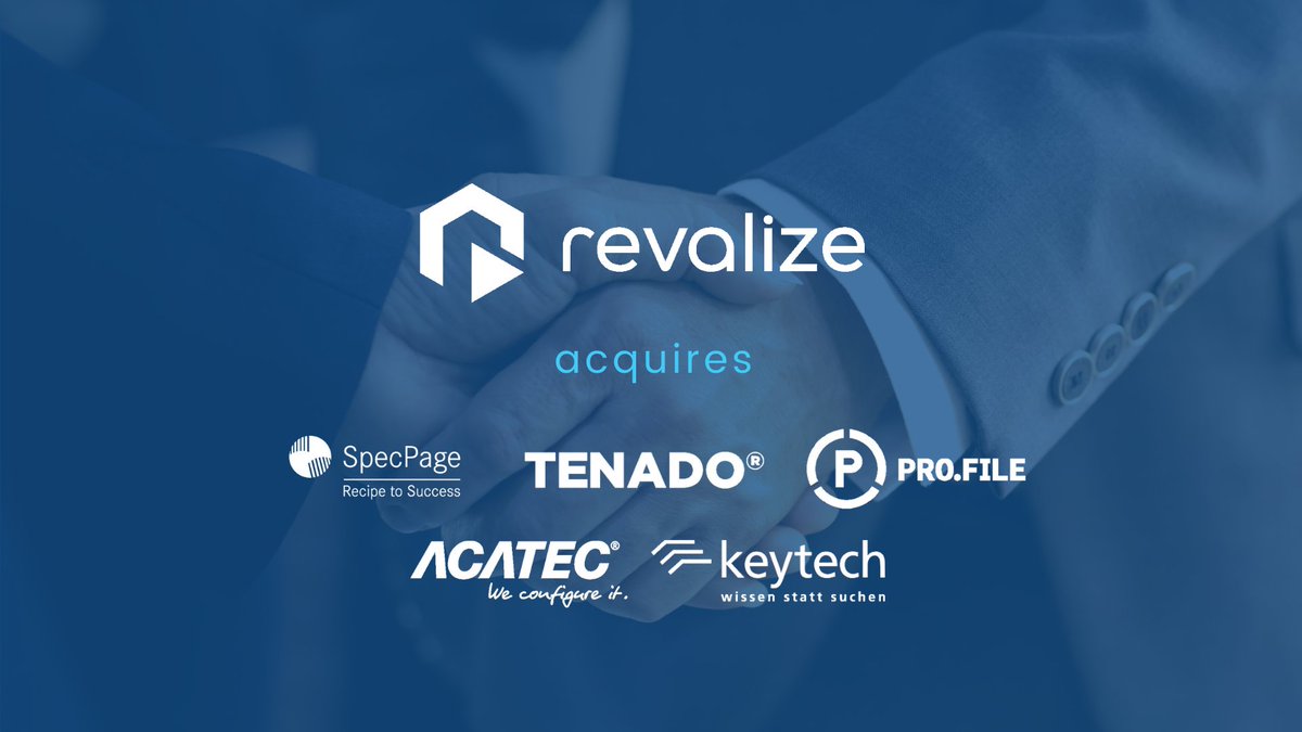 Revalize, our parent company, has expanded operations in Europe with the planned acquisition of three European software companies comprising five respected brands: SpecPage; TENADO; PROCAD; ACATEC; and keytech. Read the press release here: hubs.li/H0_pb-S0
