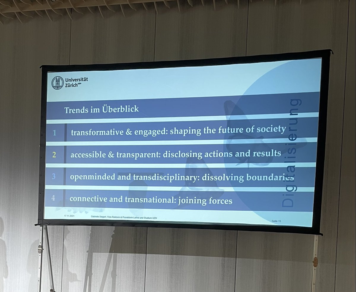 Berinfor's tweet photo. Gabriele Siegert: Vier Trends für die Zukunft der Hochschule  #hochschulevent2021 https://t.co/1ELWAnPJ11