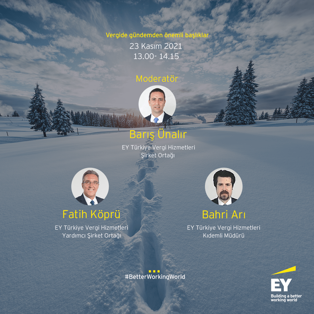EY_Turkiye's tweet photo. 23-24 Kasım tarihlerinde düzenlenecek EY Vergi Konferansı kapsamında gerçekleşecek oturumlarımıza davetlisiniz! Kayıt ve detaylı bilgi için: https://t.co/fFr4P3P2a0 #BetterWorkingWorld #EYVergiKonferansı https://t.co/q18bEIWHFX
