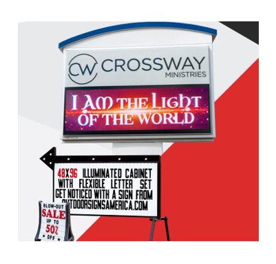 Signs are great communication tools for any type of organization. They are the most cost-effective way to advertise to those driving by, especially when messages are simple, clear &amp; concise. Contact us today to learn more on how to effectively use your sign. #OSA #Signage #Signs