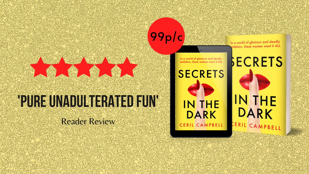 HeadlineAccent's tweet photo. #ICYMI @CerilCampbell's glitzy blockbuster #SECRETSINTHEDARK is currently ๐ผ๐ป๐น๐ ๐ต๐ต๐ฝ in the UK and ๐ต๐ต๐ฐ in the US on #Kindle โ
You don't want to miss out! Offer is for ๐ข๐ก๐ ๐ช๐๐๐ only ๐จ
Grab your copy today! ๐โจ
https://t.co/g0mCqIDnPh https://t.co/uF08Jf6kJd