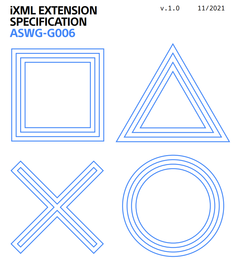 Our PlayStation Studios Audio Standards Working Group have released a specification for the storing of #gameaudio and #audioresearch related iXML metadata within BWF files.

Details can be found here github.com/Sony-ASWG/iXML…

#playstation #audio