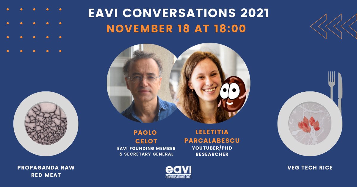 🔴 Join us tomorrow the 18th of November at 18:00 CET in the EAVI Conversations 2021 where <a href="/PaoloCelot/">Paolo Celot</a> and <a href="/letiepi/">Letiția Pârcălăbescu</a> <a href="/AICoffeeBreak/">AI Coffee Break with Letitia</a> will discuss about AI misconceptions

❗ Register here: us02web.zoom.us/webinar/regist…

▶️ More about #eaviconv2021 on our website: eaviconversations.eu