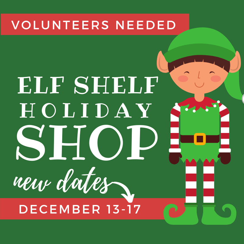 CochranePTA's tweet photo. We need volunteers for our elf shelf holiday shop!

NEW DATES: DECEMBER 13-17
(We had to move the shop due to testing)

Sign up today!
https://t.co/wEffD7sqEQ https://t.co/UNzPK7xVhq
