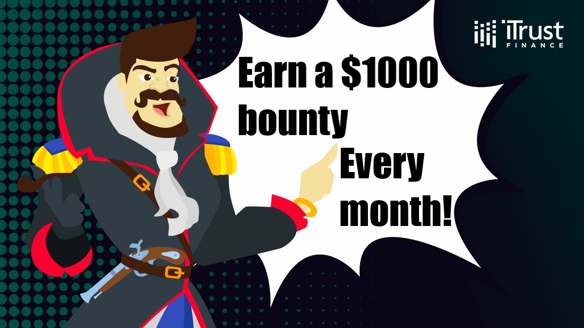 1) Earn a bounty of up to $1000 per month
2) Use it to #buythedip 
3) Profit🤑

Apply to be an iTrust Ship Captain today, and start earning your $1000 bounty:
docs.google.com/forms/d/e/1FAI…

Full details on the Ship Captain Programme: 
medium.com/itrust-finance…