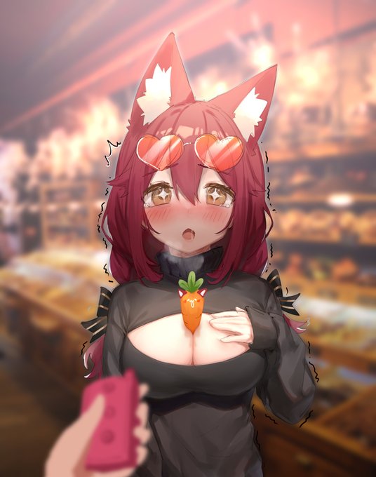 例のタートルネックのtwitterイラスト検索結果