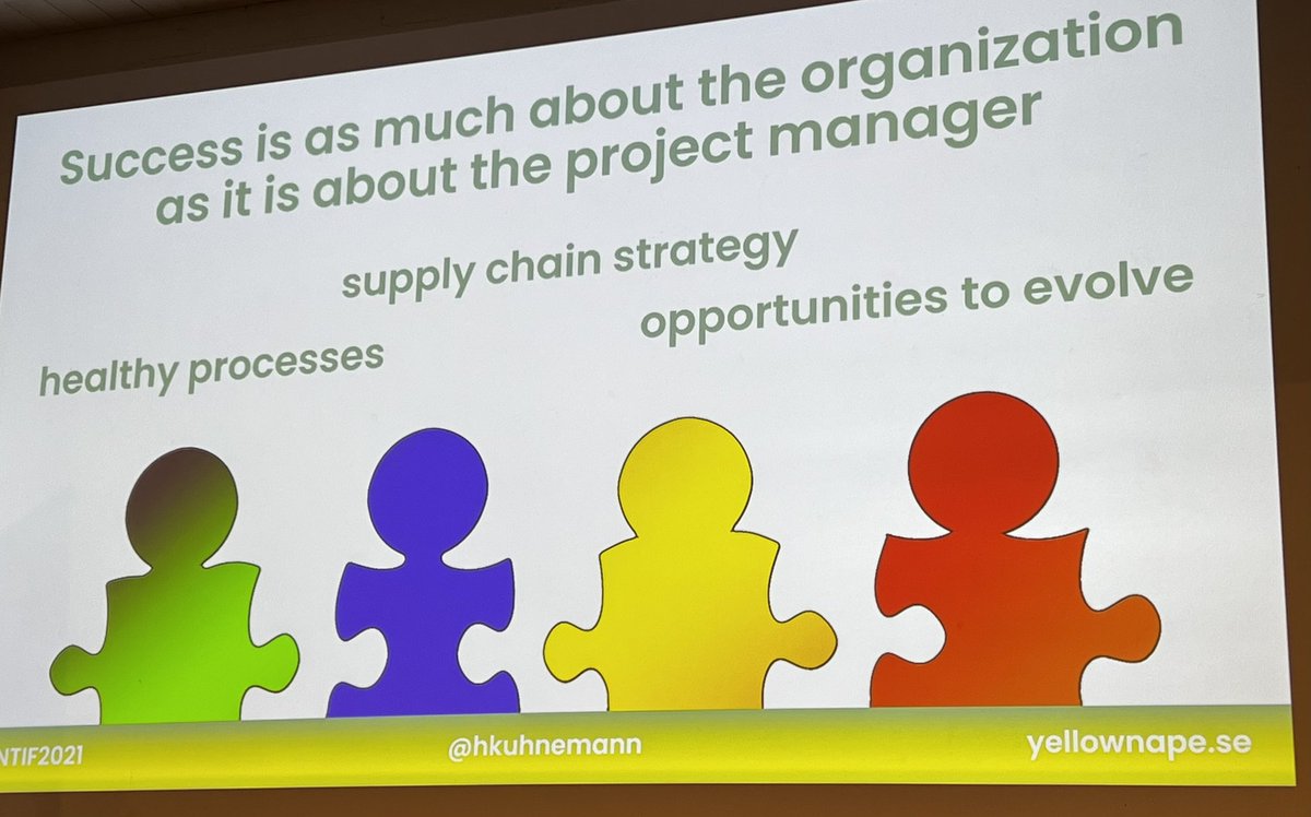6continents's tweet photo. @hkuhnemann to be a better PM = we need to grant them a better understanding of the entire supply chain procecesses #NTIF2021 https://t.co/Y0YzfTTNgc