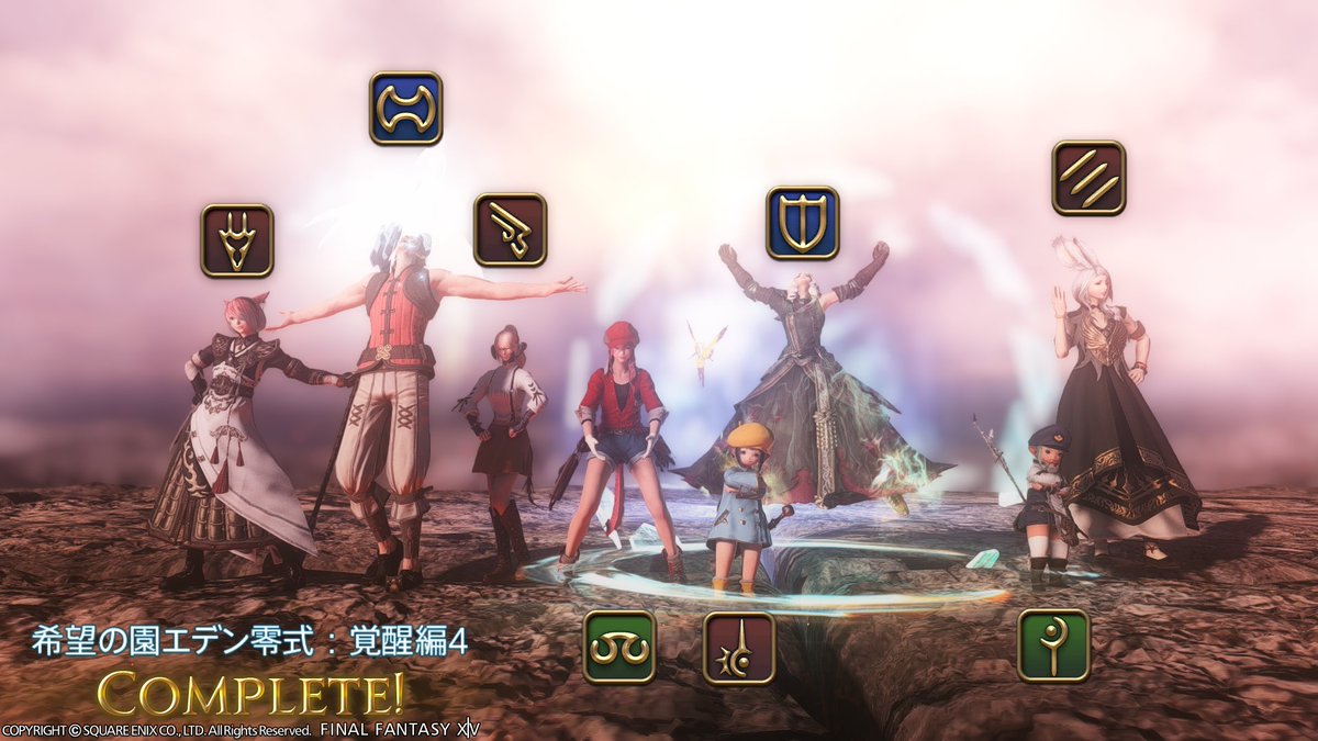 GameAnimeHunter's tweet image. 昨日もクリアしたが改めてスクショを撮りました！
#Classzero #零組 #FF14