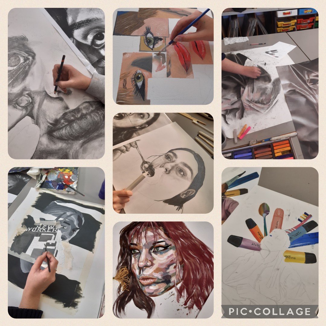 AHSarts's tweet photo. Amazing art work from Year 12 developing. https://t.co/2alY3kPuOX