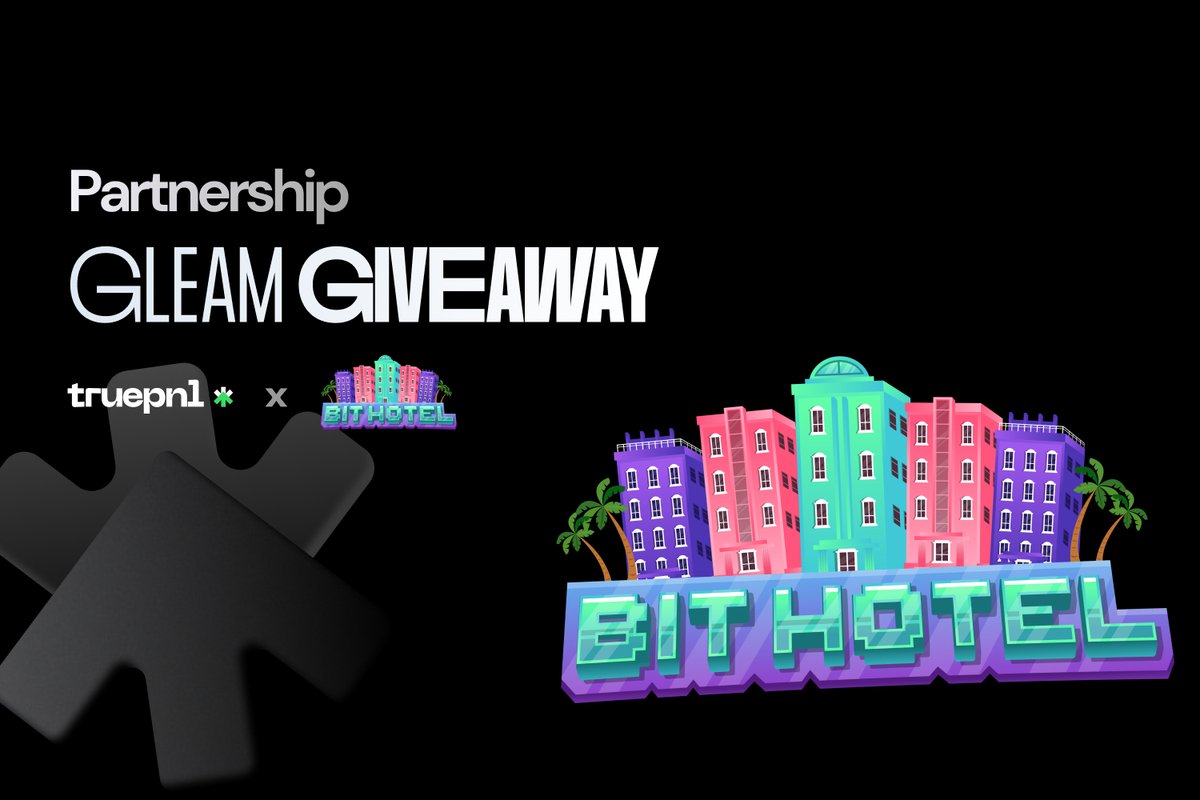 truepnl's tweet photo. 🔥We can see how hyped you are about BitHotel @playbithotel coming this week on TruePNL Launchpad!

So we are hosting a GLEAM GIVEAWAY together with BitHotel! 🚀

🔥 GIVEAWAY STARTS TODAY, November 17th 13:00 GMT

💰Follow the link and JOIN NOW:
https://t.co/ttyFKuYJuf https://t.co/nK3hZoAAvm