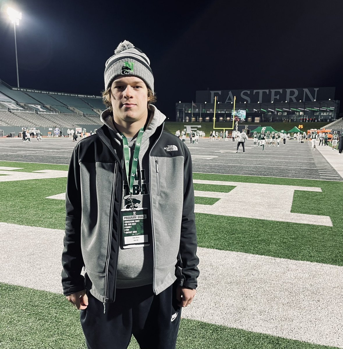 Great time last night at <a href="/EMUFB/">Eastern Michigan Football</a> game.  Appreciate the invite <a href="/EMUFBRecruiting/">EMU Football Recruiting</a> <a href="/Coach_Collett/">Jeffrey Collett</a> Congrats on the win!  <a href="/Coach_JSparks/">Jim Sparks</a> <a href="/novifootball/">Novi Football</a> <a href="/NoviBoysHoops/">NoviBoysBasketball</a> <a href="/Burrell_Sports/">Burrell Sports Performance</a> <a href="/Fodrocy1156/">AREN Consulting</a>