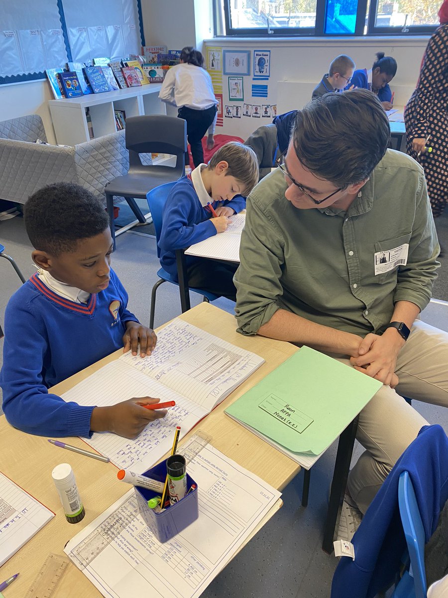 ArkPriory's tweet photo. This morning Mr Small, our new @ArkPriory school governor, came to visit the school and spend time with our pupils in lessons. He had a fantastic morning! #arkpriory #couragetofly https://t.co/mReqMq9sEN