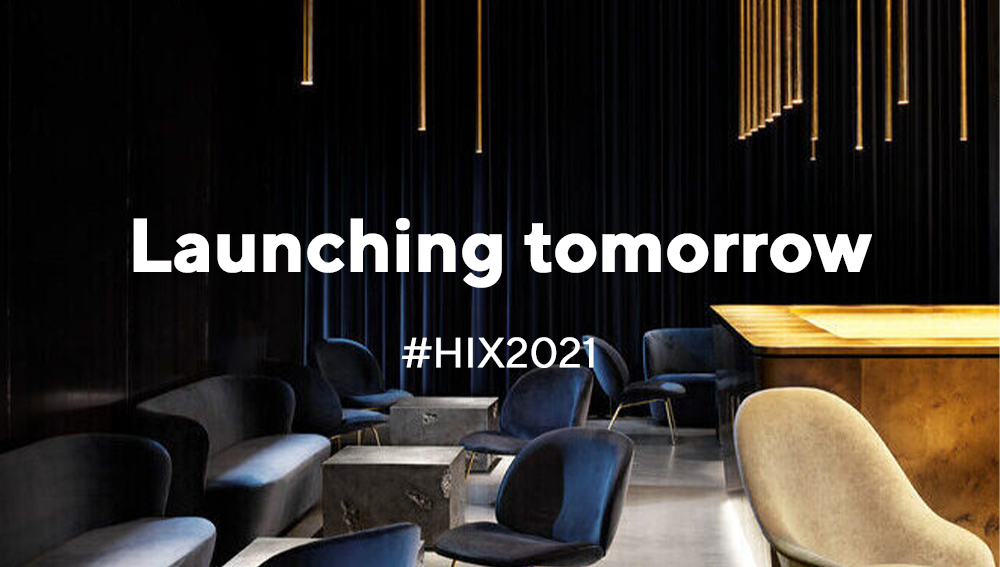 Europe's hotel design event is finally here. Join us tomorrow from 10.00 at #HIX2021 at London's BDC for two days of community and collaboration with 3,500 design industry colleagues. We can't wait to see you! Get your free ticket: bit.ly/3gP0K9C