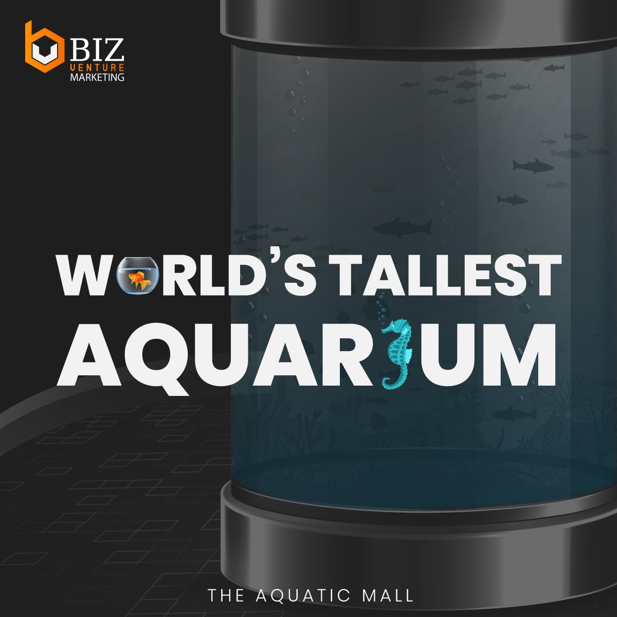BizventureM's tweet photo. Get up close with the exotic fish species, in the upcoming “World’s Tallest Aquarium”  at The Aquatic Mall.
.
.
.
#underwateraquarium #underwatertunnel #theaquaticmall #mallsofislamabad #luxurylifestyle #lifestyle #apartment #malls #islamabad #marinelife #aquatic #aqualife https://t.co/fxkOFbsulm