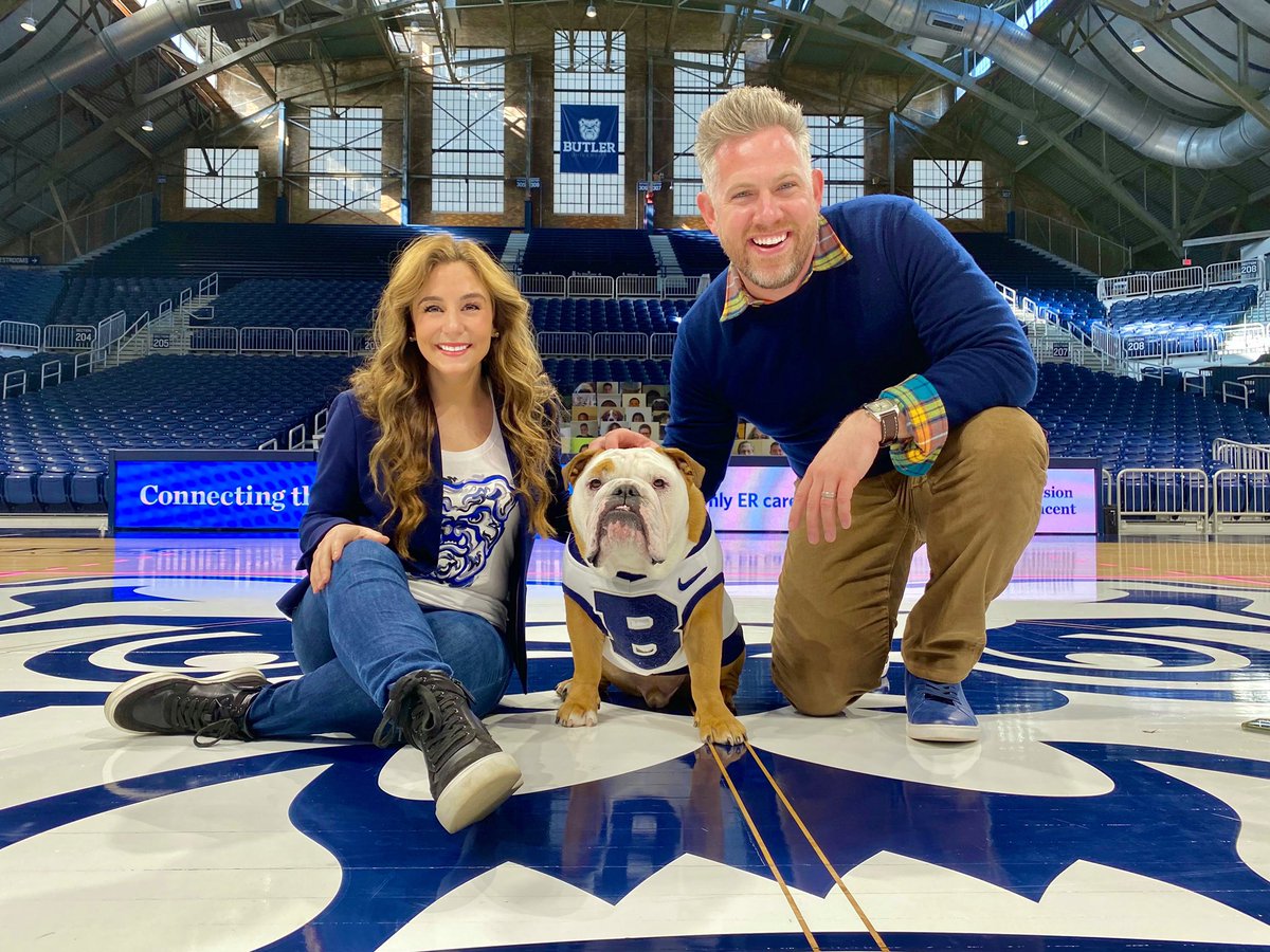 JillianDeam's tweet photo. Can’t wait to have @TheButlerBlue on @IndyNowTV today! 😍 Blue is previewing tonight’s #GavittGames match-up against Michigan State while telling us all about his #gameday routine. 😉 Go Dawgs! 🐾💙 @butleru @ButlerMBB 
#butler #butlerbulldogs #butlerbasketball #butlerblue https://t.co/MNI5ZHZYDe