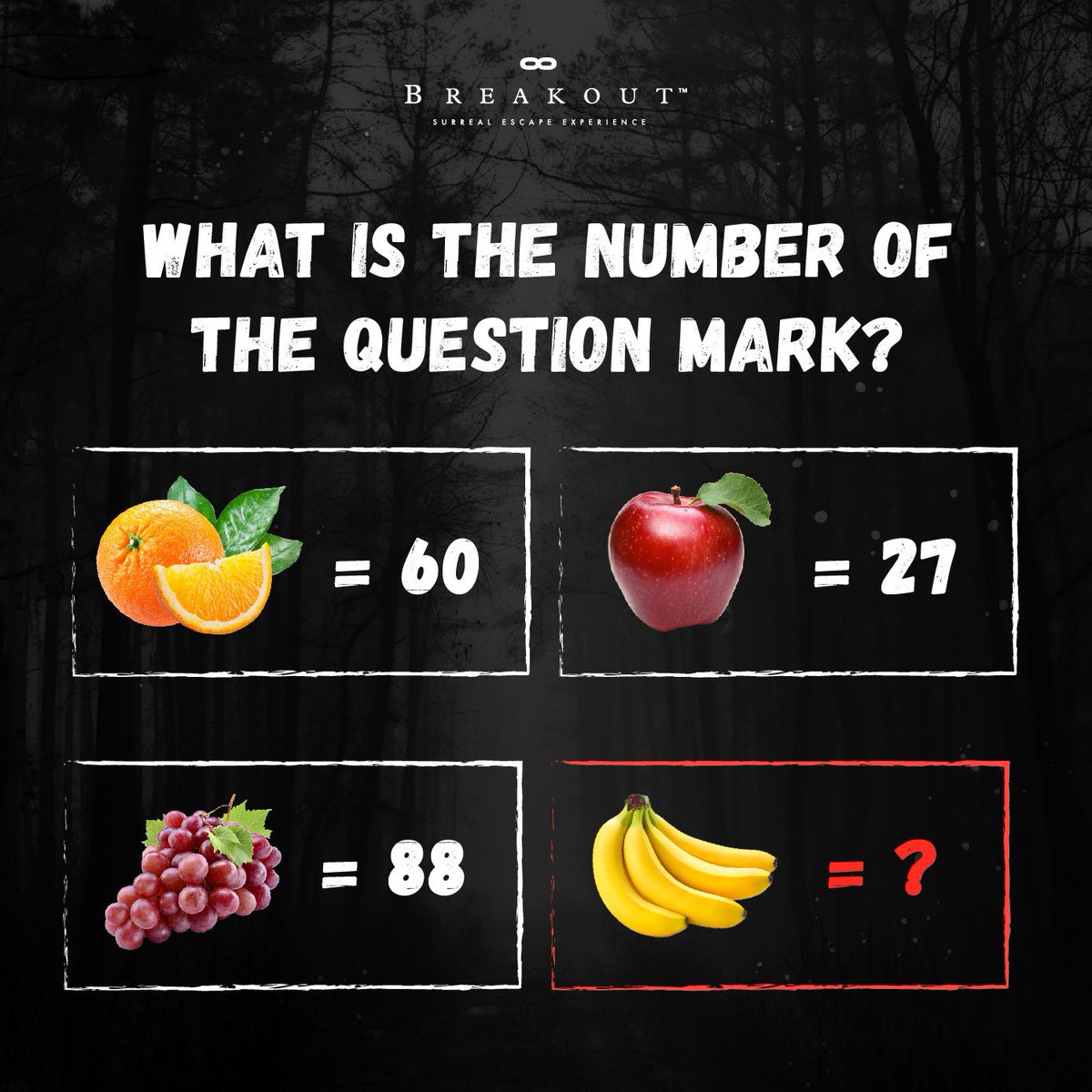 Breakout_My's tweet photo. Breakout brainout puzzle! Can you solve this in 5 mins? Retweet your answer!
#atochapuzzlecreator #web3puzzlegame #breakoutmy #puzzle #puzzlegame https://t.co/9y4kMVWohw