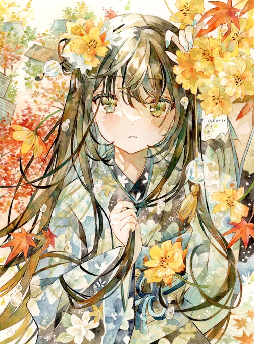 #アナログ絵を流してアナログ民を増やそう 
透明水彩を推しています! 