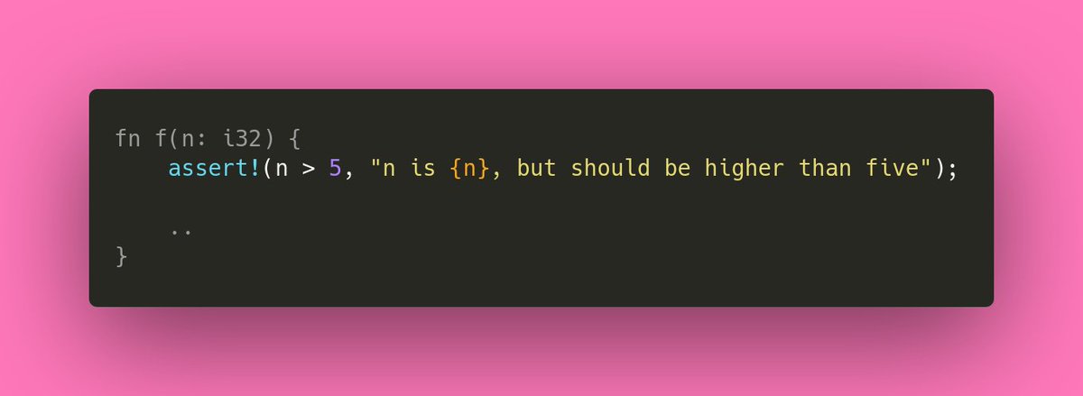 m_ou_se's tweet image. 🆕🦀 A new exciting @rustlang feature coming up in Rust 1.58: format argument capturing! 🎉✨

Starting in Rust 1.58, which will be released as stable on January 13, you can refer to variables from within format strings:

let name = &quot;world&quot;;
println!(&quot;Hello, {name}!&quot;);

Examples: