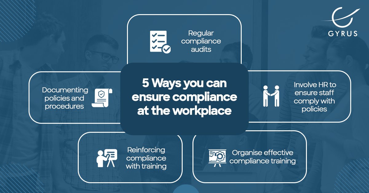 GyrusSystems's tweet photo. Compliance is mandated by federal, state, or local laws and regulations.
Here is how you can ensure compliance at the workplace.
#Gyrus #LearningManagementSystem #LMS #UpSkill #TeamLearning #CloudLMS #GyrusAim #ELearning #Learning #ATD #ETraining #TrainingForEmployees #SHRM https://t.co/1awsHLh9CJ