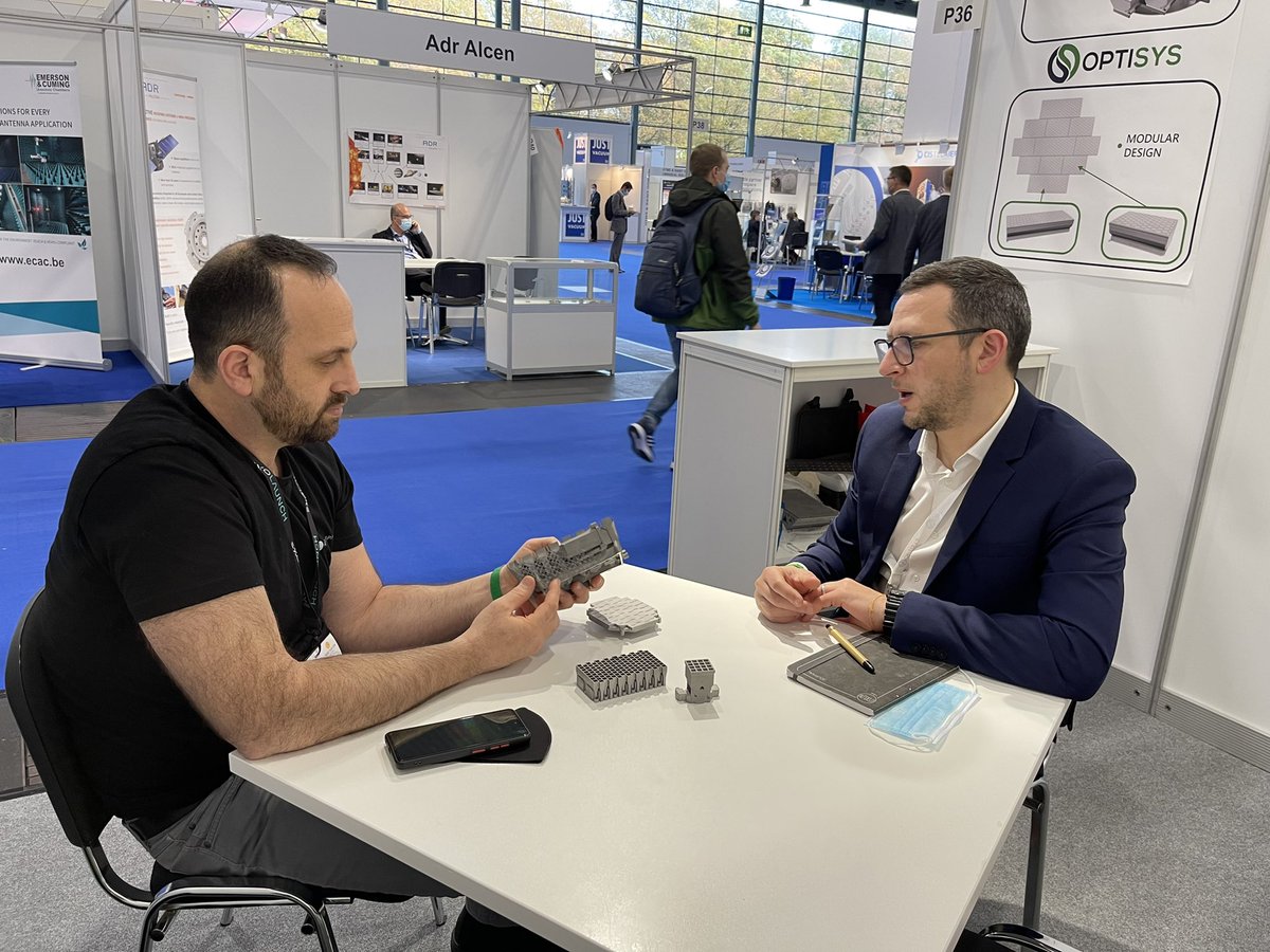 RamonSpace_'s tweet photo. Day 2 at Space Tech Expo Europe! Today we’re visiting our friend at @Optisys_tech #SpaceTechExpoEU https://t.co/IbtpIG1NBi