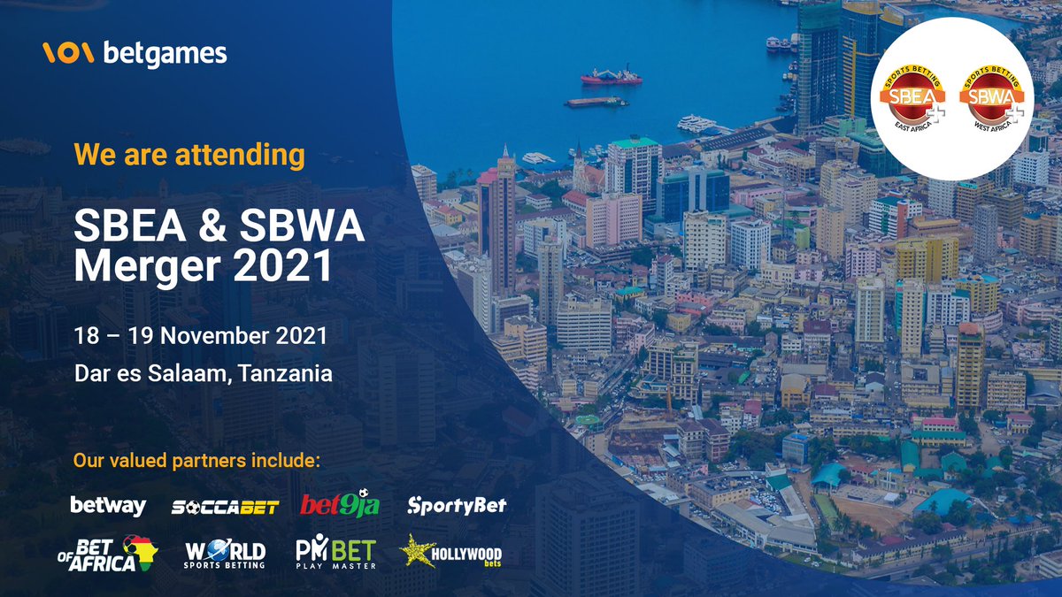 betgamestv's tweet photo. BetGames is going to the 6th annual SBEA &amp; SBWA Merger event, held at the stunning Dar es Salaam Serena Hotel in Tanzania. Meet James Everett there - we have incredible market experience to share and new partnerships to build!

#BetGames #gambling #africa https://t.co/BSfKX84u9q
