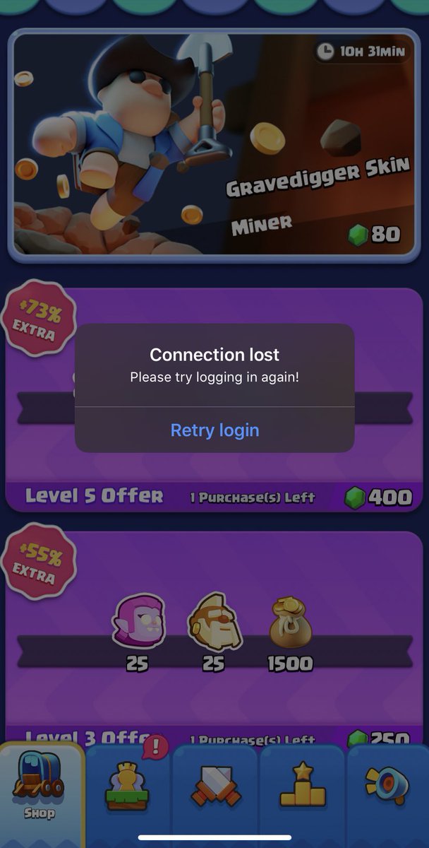 imagina comprar una oferta de <a href="/ClashMini/">Clash Mini</a> que se bugee , me cobren y no me la den, mando a reclamarlo y me dicen que no..
si me dais un rt o un mg lo agradezco😔❤️