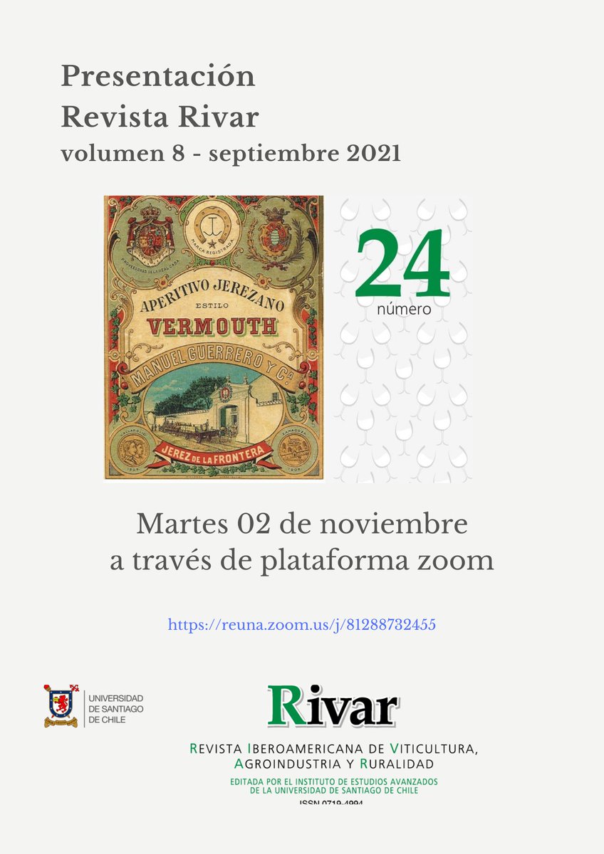 RevistaRivar's tweet photo. Last week our editorial board, authors and general public met to present the last number #24 of @RevistaRivar. On the next days we will be presenting them here. Discover our articles now, open access here: https://t.co/JKkB3AHwcm https://t.co/4aBVVVhqtT