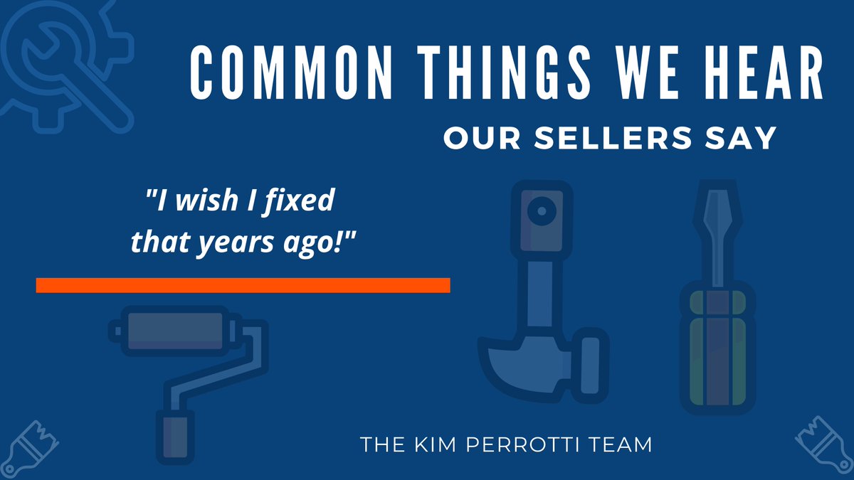 Read our thoughts on why you should "fix it" before you're even thinking about selling!
yourreliablerealtor.com/blog/