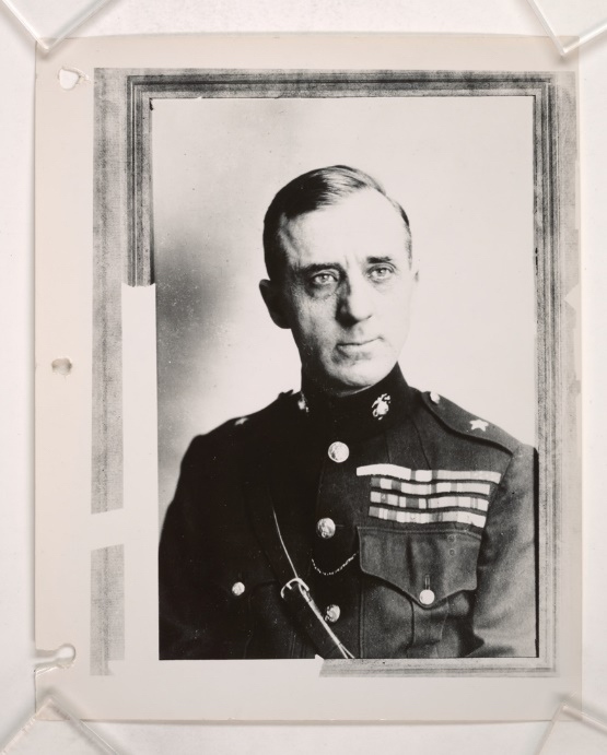 USMCMuseum's tweet photo. #OTD in 1915, Maj Smedley Butler received his second Medal of Honor for his heroic actions leading his Marines at the Battle of Fort Riviere, Haiti. 

He is one of only two Marines to have twice received our nation’s highest decoration for battlefield valor. https://t.co/ucePXKQpy6