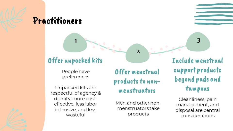 ColumbiaGATE's tweet photo. Some critical recommendations about how to meet the menstrual needs of people experiencing homelessness from @April_M_Ballard &amp; @athoover99 #PeriodPossePresents https://t.co/p62apHHkla