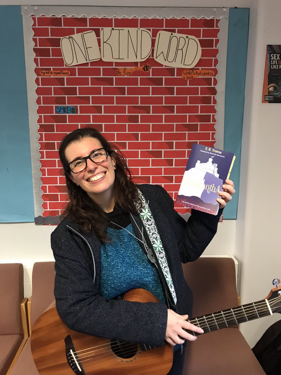 KurumuruBooks's tweet photo. It’s our last day at @TaverhamHigh exploring the world and music of #Amarantha with @ERTraina ! We’ve been so impressed by the magical worlds the students have created, such as Tea-World (haunted by a coffee dragon!) and a world where souls turn into beautiful raindrops! https://t.co/fBkgh21PB6