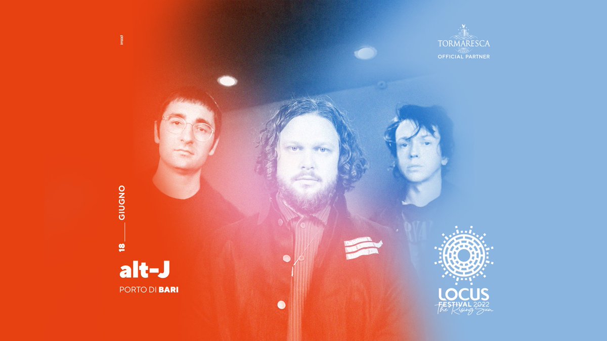 Nel Porto di Bari una grande anteprima del Locus festival 2022: la band britannica alt-J in concerto sabato 18 giugno, presenta il nuovo album "The Dream". Unica data nel sud Italia.