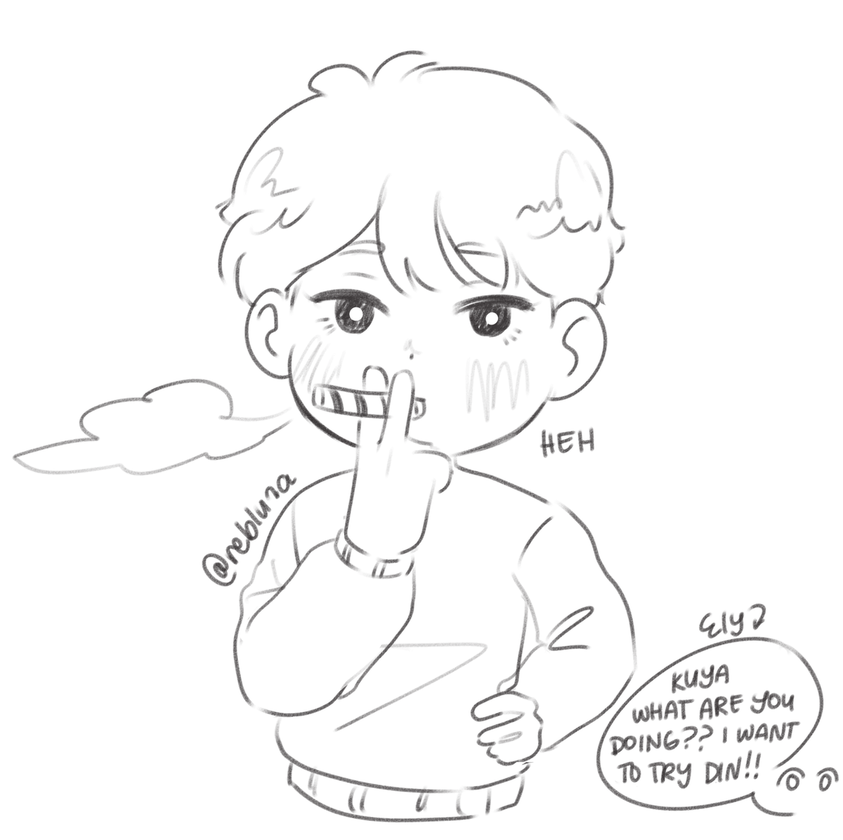 reblunaa's tweet photo. baby shan doodle ^w^ #HappyCelebreSHAN https://t.co/oJVw5Wi3yO