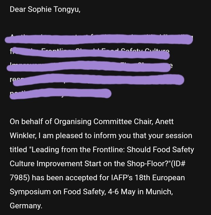 Thank you team for making our first IAFP symposium experience possible 🙏  <a href="/Emma_SamFSC/">Emma Samuel</a> <a href="/shingainyarugwe/">shingai nyarugwe</a> @SalusFoodSafety #foodsafetyculture #FSChub