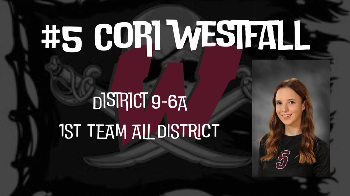 AHMOVB's tweet photo. Congratulations Cori! 

1st Team All-District!

#SENIOR #AHMO 🏐🏴‍☠️ https://t.co/VSdK2cakGj
