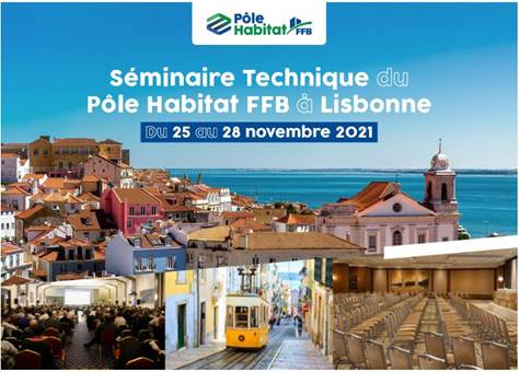 [Evènement] 🏡

Nous sommes heureux de participer à cette nouvelle édition du Séminaire Technique du <a href="/HabitatFFB/">Pôle Habitat FFB</a>  à Lisbonne du 25 au 28 Novembre 🎉

#challengeffb #maisons #transitionenergétique #transitionécologique #bascarbone #cradletocradle #btp #isolation #actis