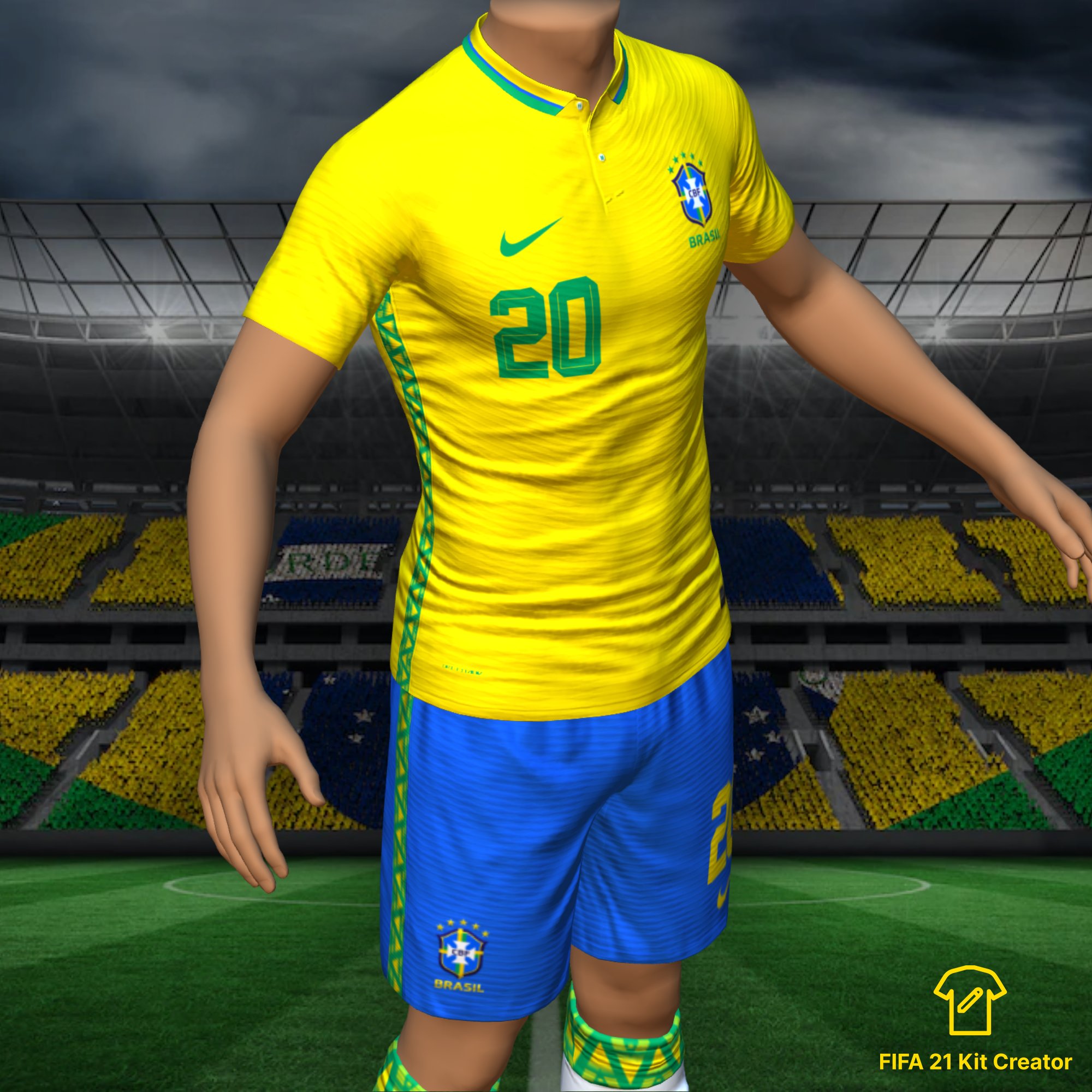 Fifa 20 sale brazil kit