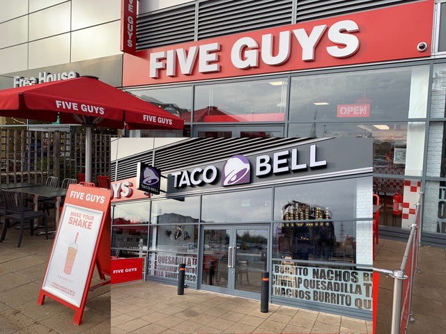 Acting jointly with Pudney Shuttleworth, we are delighted to have completed lettings to <a href="/FiveGuysUK/">Five Guys UK</a> and <a href="/tacobell/">Taco Bell</a> at Xscape Yorkshire on behalf of our client <a href="/LS_Retail/">LandSecuritiesRetail</a>. For more info speak to <a href="/rupertlong/">rupert long</a>. <a href="/bklprop/">BKL Property Consultants LLP</a> <a href="/simondwild/">simon wild</a> <a href="/burnaby_steve/">Steve Burnaby</a> <a href="/AndrewK59188131/">Andrew Kingston</a> <a href="/rupertlong/">rupert long</a>