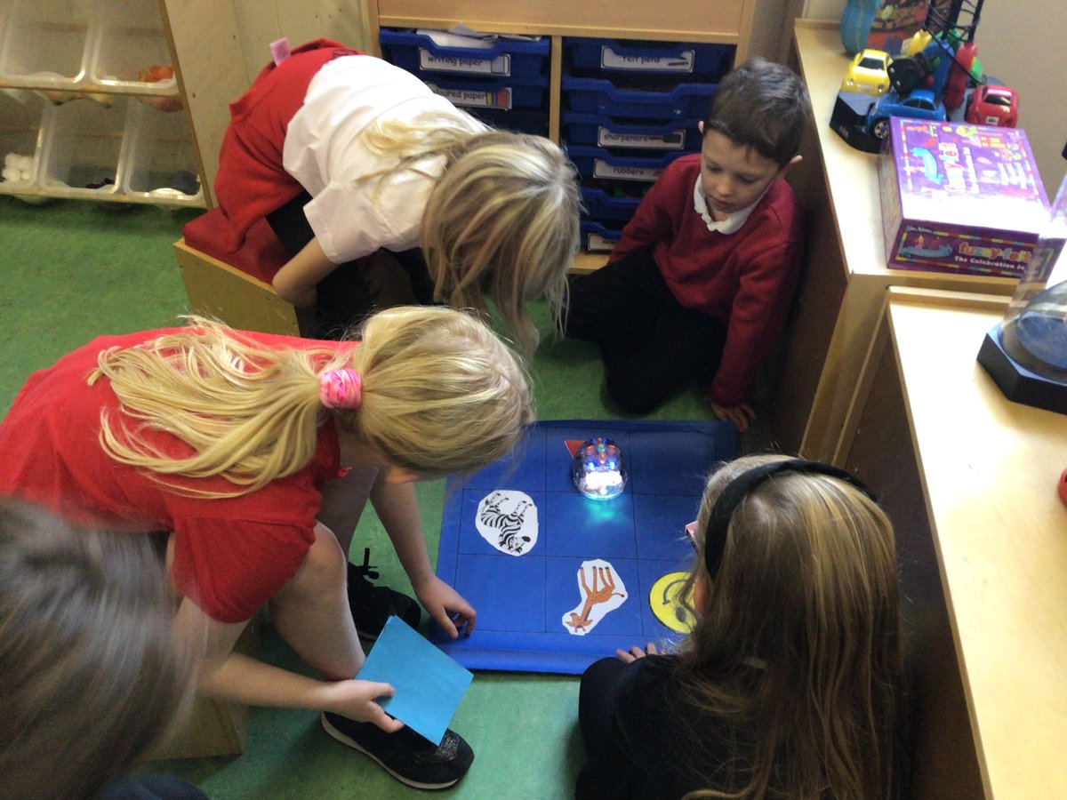 P.2. had a fantastic time learning all about bluebots.