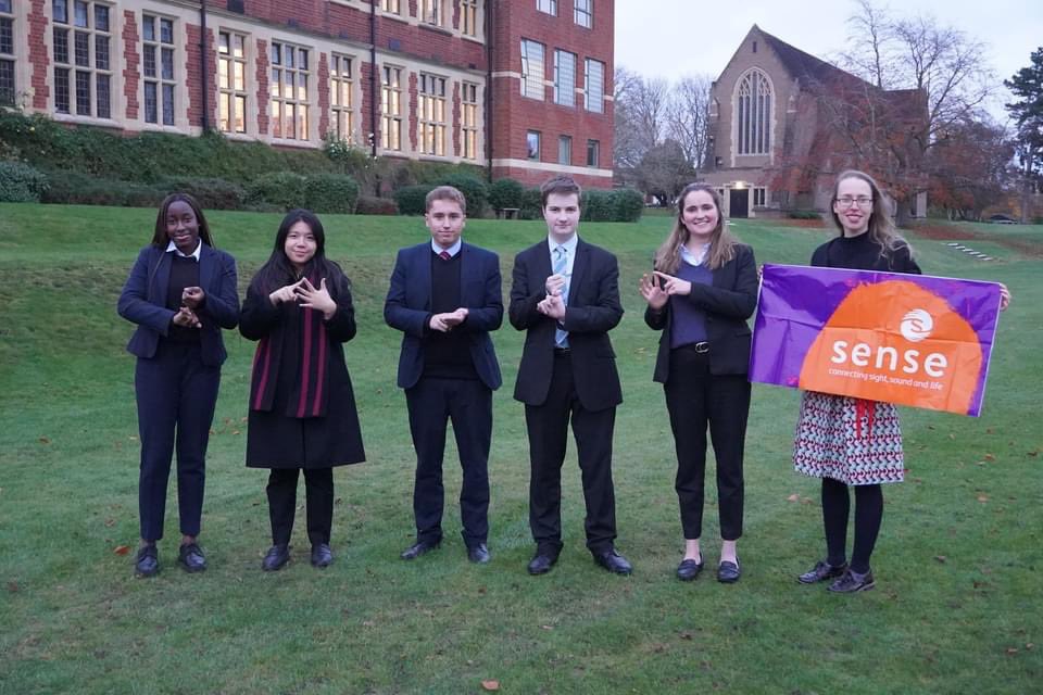 BromsSchool's tweet photo. Congratulations to Dr Rimmer & the pupils taking part in the Deaf Culture and Communications activity sessions on their nomination at the 2021 @sensecharity Awards. The winners will be announced in an online ceremony on 25 November.
#BromsService #BromsActivities #LocalCommunity https://t.co/T8Oh8cORtT