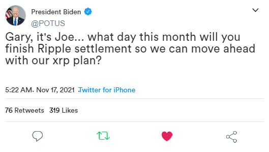 XRP_Productions's tweet photo. 😮😮😮😮😮😮

HE THOUGHT HE WAS SENDING A MESSAGE TO GARY GENSLER WHEN HE TWEETED!!!

🤯🤯🤯🤯🤯🤯

#XRP #XRPtheStandard #SECvsRipple https://t.co/fYQSUaNEql