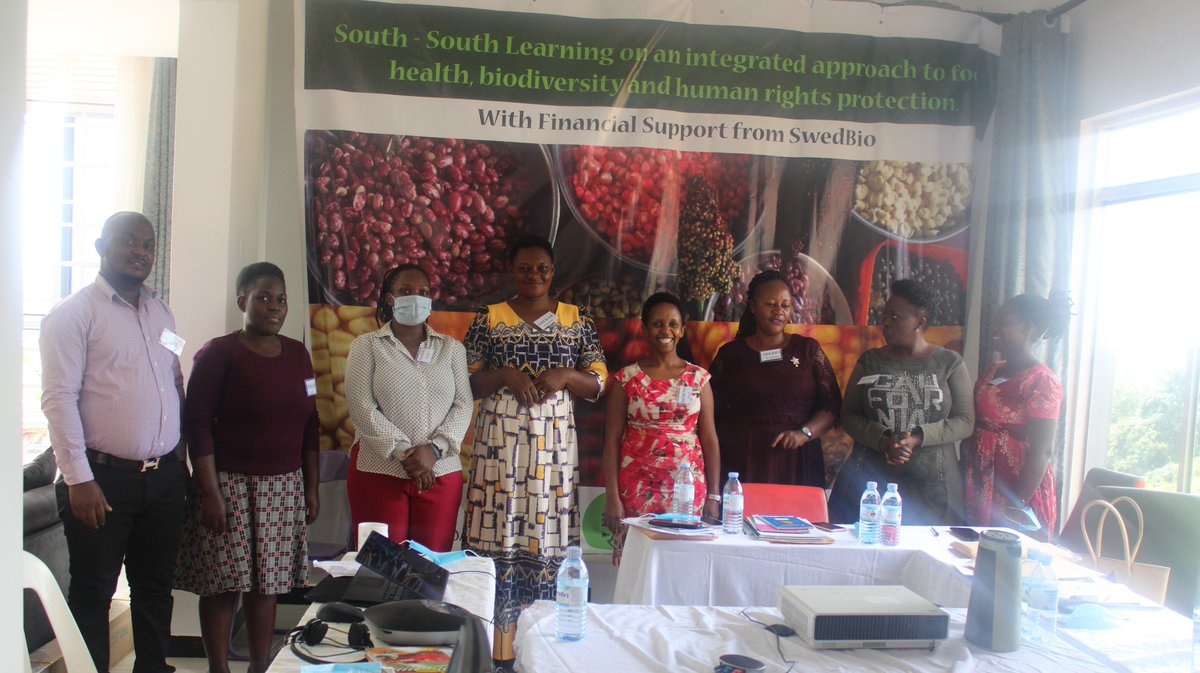 FianUganda's tweet photo. Concluding a three-day inception meeting; experience and knowledge sharing between @FianUganda , @FIANColombia and @FIANista on an integrated approach to food, health, biodiversity and human rights
#Southtosouthlearning
@SwedBio https://t.co/30VuDUm1hH