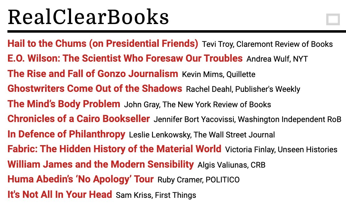 TeviTroy's tweet photo. “In his engaging new book, #FirstFriends, @GaryLeeGinsberg, a lawyer, corporate executive, & former government official, takes a look at 9 different friendships & their impact on 10 different presidencies.” Featured in
@RealClearBooks today.
https://t.co/QCYPJ5r2Xi
@twelvebooks https://t.co/NTWpfCwXXp