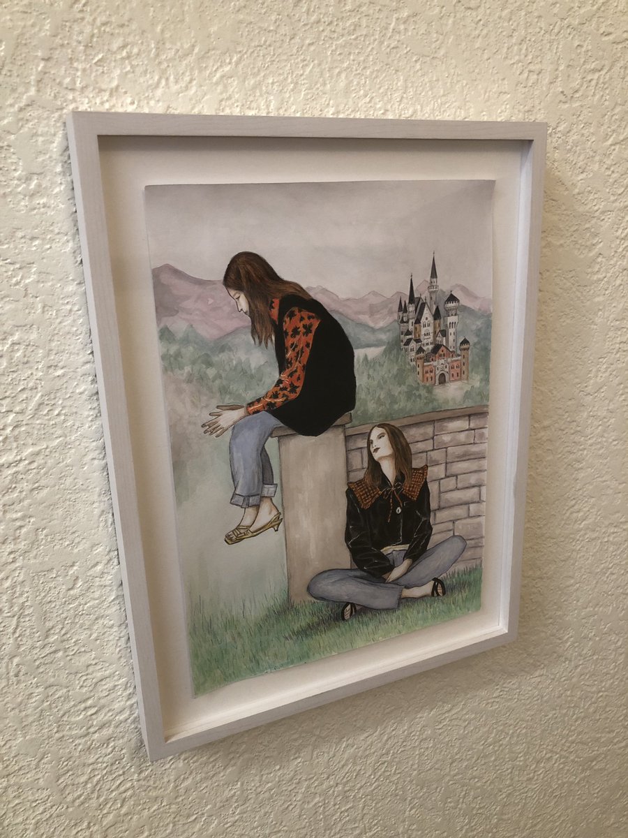 IEAmbMexico's tweet photo. One of my favourite Irish artists in Berlin is Sheena Malone. Colleagues in @irlembberlin gifted me this wonderful piece just before leaving. See more on https://t.co/bdKNgLJ9Hd https://t.co/P6780inJkx