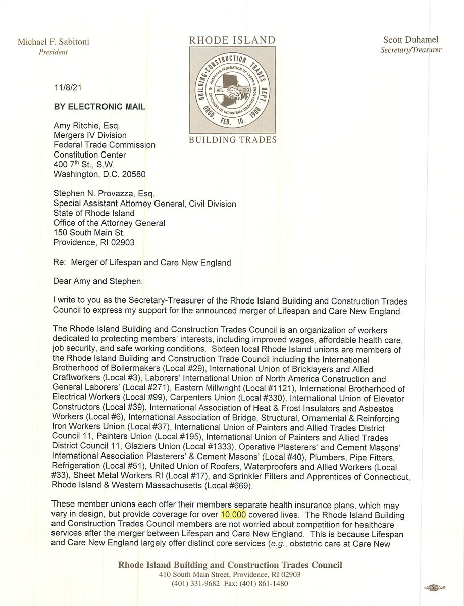 RI Building & Construction Trades Council tweet media